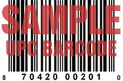 upc bar codes for disc packaging